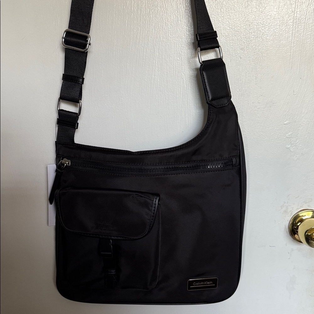 Calvin Klein Men's Black Messenger Bag
